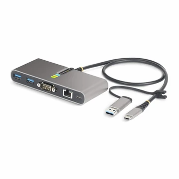 USB-C/USB-A HUB - GBE - RS232 A HUB GB ETHERNET RS232 SERIAL