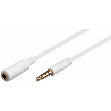 Kábel GOOBAY Audio kábel hosszabbító 4 pin / 3,5 jack 1m