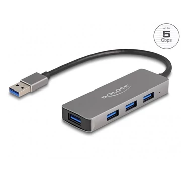 DELOCK USB 3.2 Gen 1 Type-A Hub 4 port