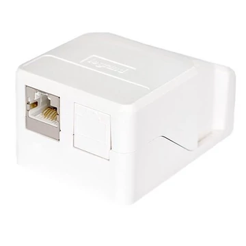 Legrand keystone doboz - 2 x RJ45 port fogadására alkalmas, portok nélkül, fehér