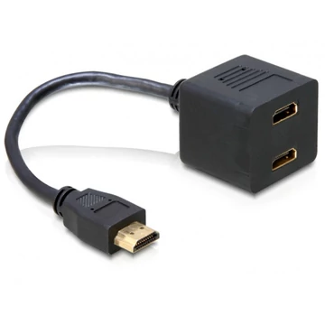 DELOCK Adapter HDMI male -> 2x HDMI female (65056)