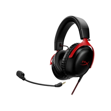 HP HYPERX Vezetékes Fejhallgató Cloud III - Gaming Headset Black-Red
