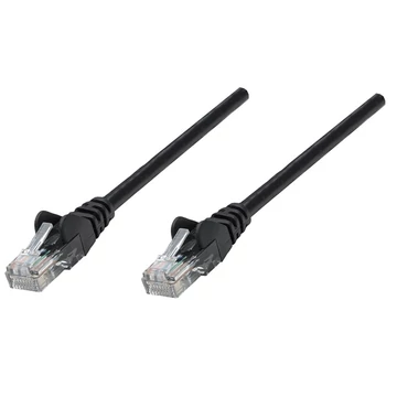 Manhattan Kábel - U / UTP Patch (RJ45 to RJ45, Cat6, 7.5m, fekete, réz)