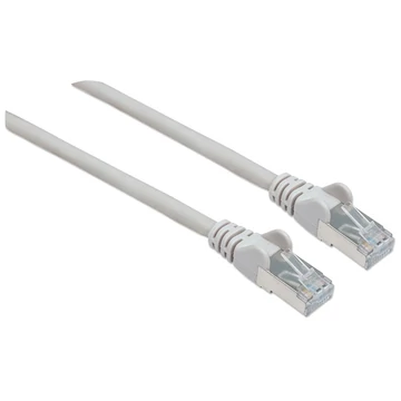 Manhattan Kábel - S / FTP Patch (RJ45 to RJ45, Cat7 kábel Cat6A moduláris csatlakozóval, 10m, szürke, réz)