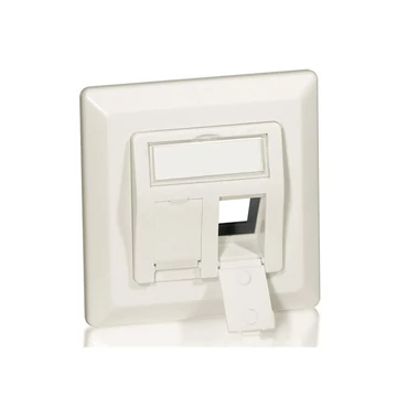 Equip Keystone Fali aljzat - 760303 (2 port, Cat6, UTP, fehér)