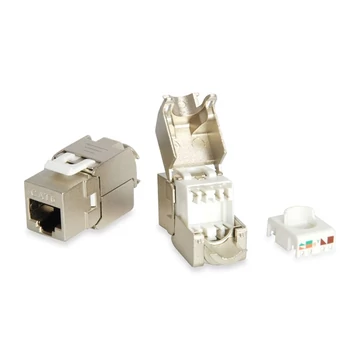 Equip Keystone - 767213 (Cat6, árnyékolt, tool-free) 8db / csomag