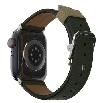 OB SYMMETRY CACTUS LEATHER WATCH BAND F/ APPLE WATCH 40/41/