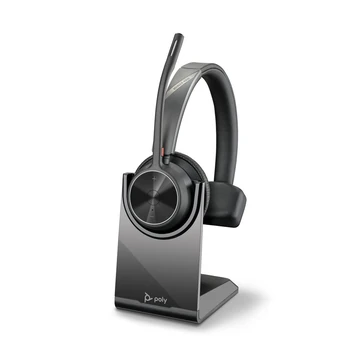 Kevesebb kábel. Kevesebb költség.<br>Alkalmazottainak nem kell többé az asztaluknál dolgozniuk a belépő szintű vezeték nélküli Bluetooth-headsettel. Bemutatjuk a Voyager 4300 UC sorozatot. Minden benne van, amire a csapatainak szüksége lehet ahhoz, 