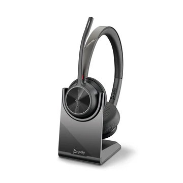 Kevesebb kábel. Kevesebb költség.<br>Alkalmazottainak nem kell többé az asztaluknál dolgozniuk a belépő szintű vezeték nélküli Bluetooth-headsettel. Bemutatjuk a Voyager 4300 UC sorozatot. Minden benne van, amire a csapatainak szüksége lehet ahhoz, 