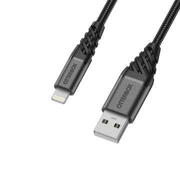 OTTERBOX PREMIUM CABLE USB ALIGHTNING 1M BLACK