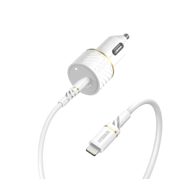OTTERBOX CAR CHARGER BUNDLE USB C 18W USB PD + USB CLIGHTNING CA