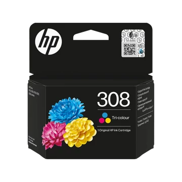 HP 7FP20UE Tintapatron Color 120 oldal kapacitás No.308 HP