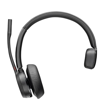 Kevesebb kábel. Kevesebb költség.<br>Alkalmazottainak nem kell többé az asztaluknál dolgozniuk a belépő szintű vezeték nélküli Bluetooth-headsettel. Bemutatjuk a Voyager 4300 UC sorozatot. Minden benne van, amire a csapatainak szüksége lehet ahhoz, 