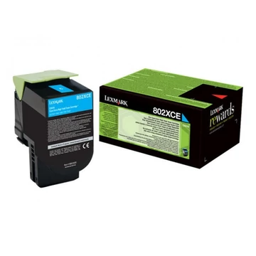 Lexmark CX510 Extra High Corporate Toner Cyan 4k (Eredeti) 80C2XCE Lexmark