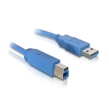 Delock USB 3.0 A -> USB 3.0 B M / M adatkábel 1.8m kék