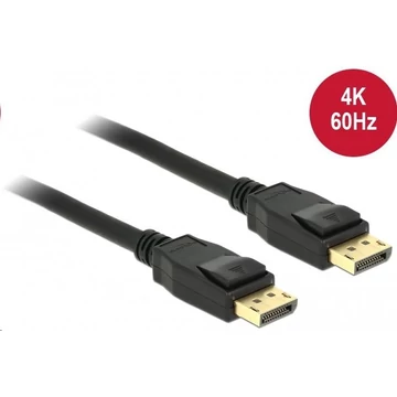 DeLock 85508 Displayport 1.2 apa > Displayport apa 1,5m fekete