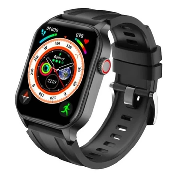 A modern, második generációs Carneo VENTURA HR+ Cellular 4G kültéri fitnesz okosóra elegáns fekete színben nagyméretű SUPER AMOLED színes kijelzővel rendelkezik, amelyet ásványi, edzett üveg véd. Méri a pulzusszámot, a stresszt, a BMI-t, a megtett távolsá