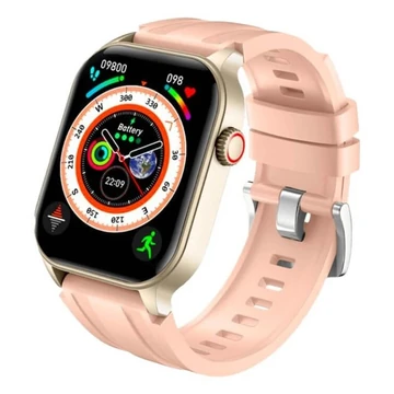 A modern, kültéri fitnesz okosóra Carneo VENTURA HR+ Cellular 4G második generációja elegáns arany kivitelben nagyméretű SUPER AMOLED színes kijelzővel rendelkezik, amelyet ásványi, edzett üveg véd. Méri a pulzusszámot, a stresszt, a BMI-t, a megtett távo