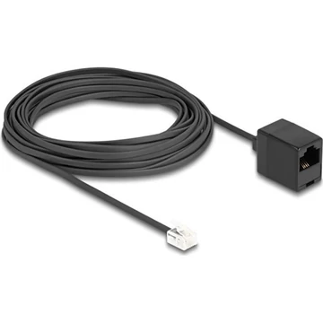 Delock RJ11 -> RJ45 M / F adatkábel 10m fekete