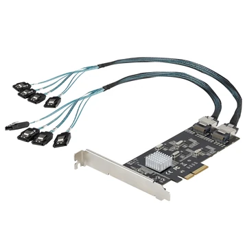 8 PORT SATA 6GBPS PCIE CARD .
