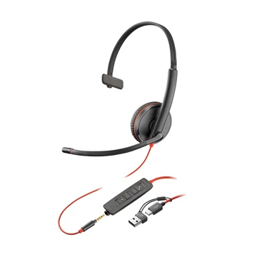 Szabadon megtalálhatja saját munkastílusát<br>A Blackwire 3200 sorozat minőségi hangélményt nyújt a vállalati használatra tervezett headsettel. A karcsú kialakítást és a hajlékony mikrofonszárat egyszerűen muszáj imádni.