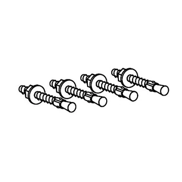 KITHARDWARESTUD ANCHORS3/8-16X3