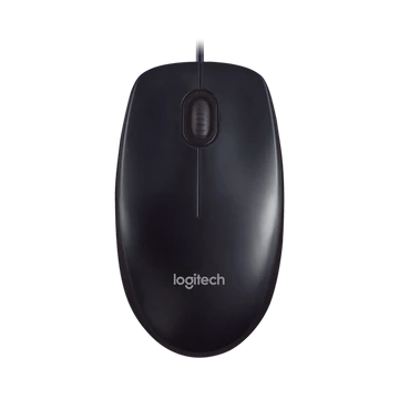 Logitech Egér - M90 (Vezetékes, Optikai, USB, 1000 DPI, fekete)