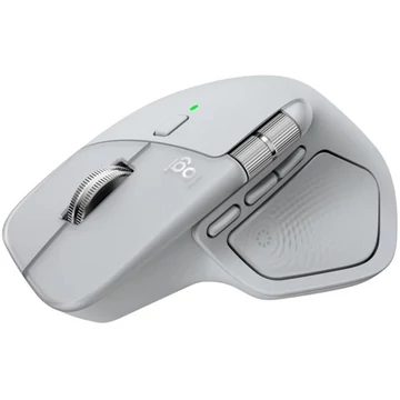 Logitech Egér - MX Master 4 Offwhite (Vezeték nélküli, USB, Lézer, 8000 dpi, Grafitszürke)
