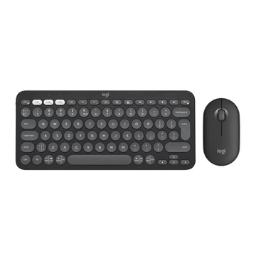 Logitech Pebble 2 Combo US INTL Bluetooth-billentyűzet + egér graphite (920-012239)