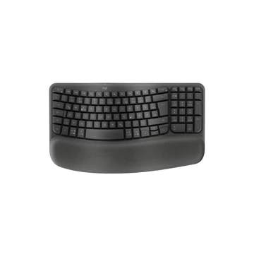 Wave Keys vezeték nélküli ergonomikus billentyűzet párnázott kéztámasszal