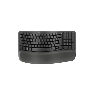 Wave Keys vezeték nélküli ergonomikus billentyűzet párnázott kéztámasszal