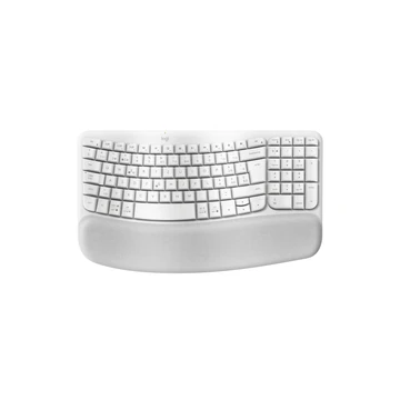 Wave Keys vezeték nélküli ergonomikus billentyűzet párnázott kéztámasszal