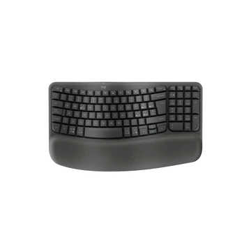 Wave Keys vezeték nélküli ergonomikus billentyűzet párnázott kéztámasszal
