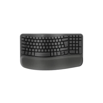 Wave Keys vezeték nélküli ergonomikus billentyűzet párnázott kéztámasszal