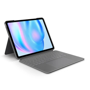 Hozzon ki többet iPad készülékéből<br>Emelje ki a szenvedélyét bárhonnan. Ismerje meg a billentyűzettokot, amely teljesen új szintre emeli a sokoldalúságot és a védelmet. A többféle használati mód lehetővé teszi, hogy egyszerűen gépelhessen, megteki