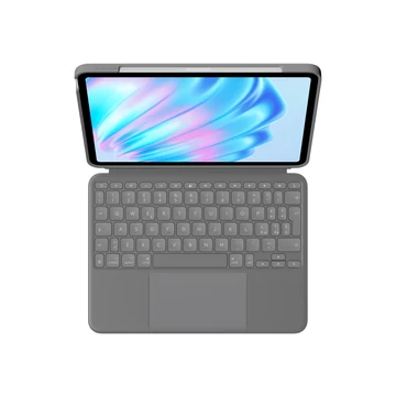 Hozzon ki többet iPad készülékéből<br>Emelje ki a szenvedélyét bárhonnan. Ismerje meg a billentyűzettokot, amely teljesen új szintre emeli a sokoldalúságot és a védelmet. A többféle használati mód lehetővé teszi, hogy egyszerűen gépelhessen, megteki