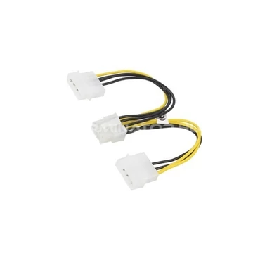 Átalakító Gembird 93241 (Y tápkábel, 2 x 5,25 MOLEX M -> 8 pin PCI Express átalakító)