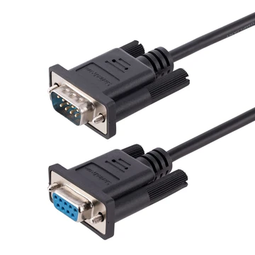 RS232 SERIAL NULL MODEM CABLE 3M CROSSOVER SERIAL CABLE