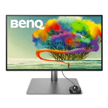 BenQ Monitor 27" - PD2725U (IPS, 16:9, 3840x2160, 5ms, 400cd / m2, 2xHDMI, DP, TH3, USB, Speaker, Pivot, mag.áll., VESA)