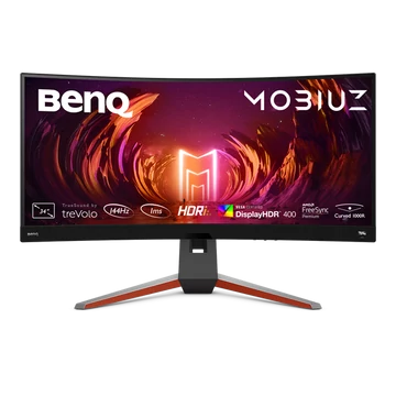 BenQ Monitor 34" - EX3410R (Ívelt, VA, 21:9, 3440x1440, 1ms, 300cd / m2, 2xHDMI, 3xUSB-A, DP, HDR10, 144Hz)