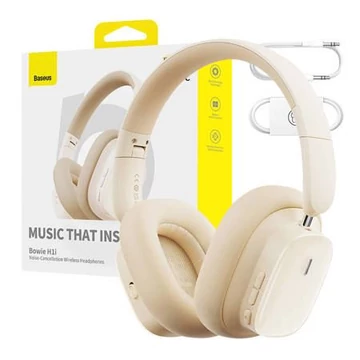 Baseus Bowie H1i Bluetooth 5.0 fejhallgató bézs (A00050402223-00)