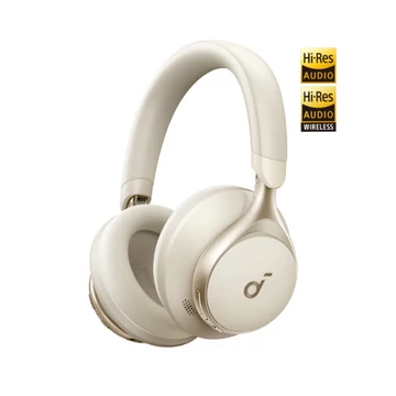 ANKER Vezeték Nélküli Fejhallgató, Soundcore Space One, Aktív Zajszűrő, latte cream - A3035G21