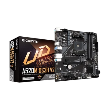 GIGABYTE Alaplap AM4 A520M DS3H V2 AMD A520, mATX