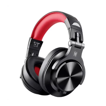 ONEODIO DJ Fejhallgató - Fusion A71 Red (Vezetékes, 3,5mm, 6,35mm jack, Hi-Res Audio)