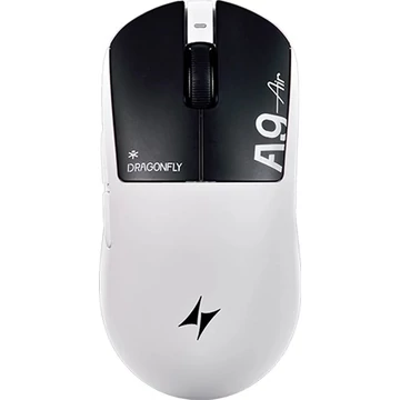 ATK Dragonfly A9 Air optikai vezeték nélküli gaming egér fehér-fekete (Bontott!)