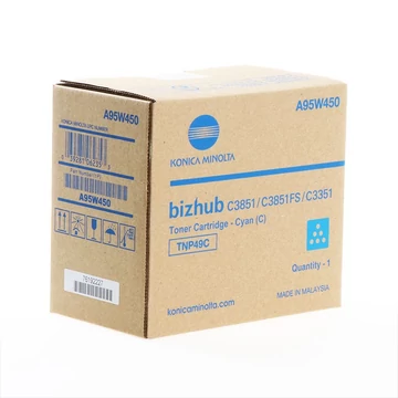 Konica-Minolta TNP49C Toner Cyan 12.000 oldalra Konica-Minolta