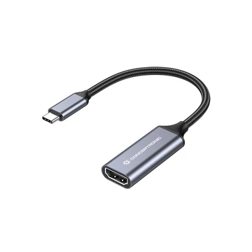 Conceptronic Kábel - ABBY09G (USB-C to HDMI, 4K / 60Hz, szürke)