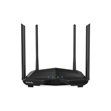 Tenda Router WiFi AC1200 - AC10 (300Mbps 2,4GHz + 867Mbps 5GHz; 4port 1Gbps, MU-MIMO; 4x6dBi)