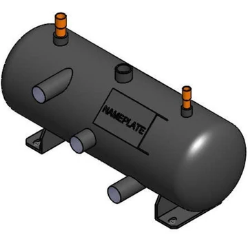 FLOODED RECEIVER 20L 219MM DIAMETER 640MM L PED W/ HEATER