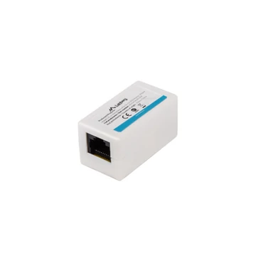 Lanberg AD-RJ45-RJ45-OU5 RJ45-RJ45 Cat.5E UTP árnyékolatlan fehér toldó